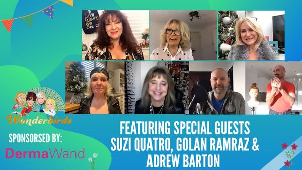 Episode 113 - Suzi Quatro shares fun stories! Golan Ramraz on behind scenes tales! Andrew Barton hair tutorial