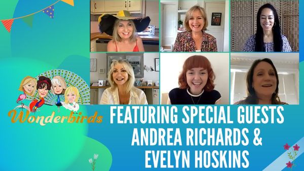Andrea Richards and Evelyn Hoskins on the Wonderbirds Show